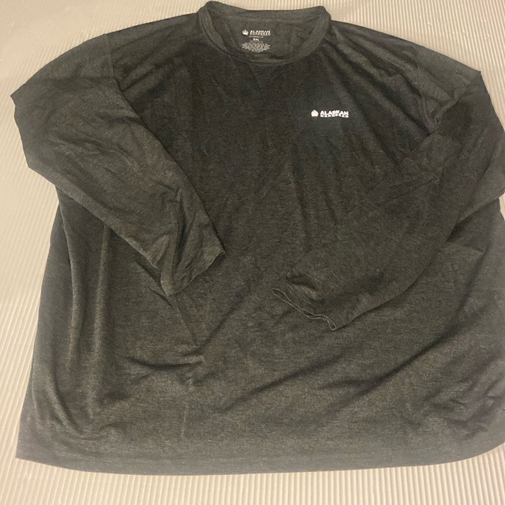 Alaskan Hardgear by Duluth Trading Company T Shirt Size 2XL Grey Long Sleeve